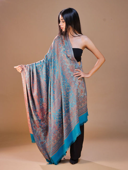 Women's Jamawar Wool Shawl
